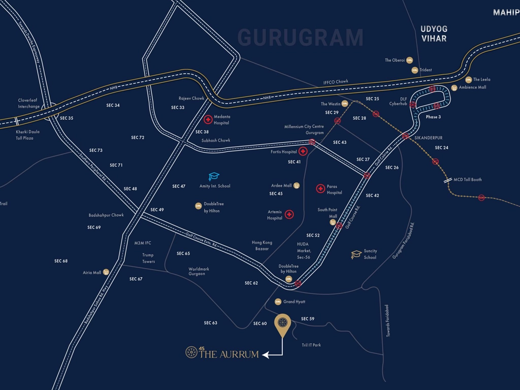 4S the Aurrum Site Layout