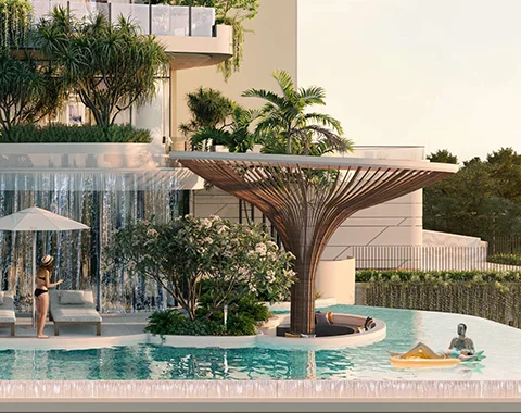 Adani Veris swimming pool