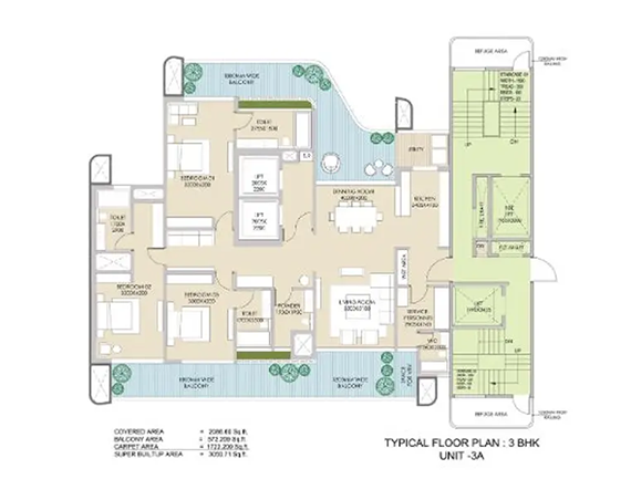 Ganga Nandaka Floor Plan