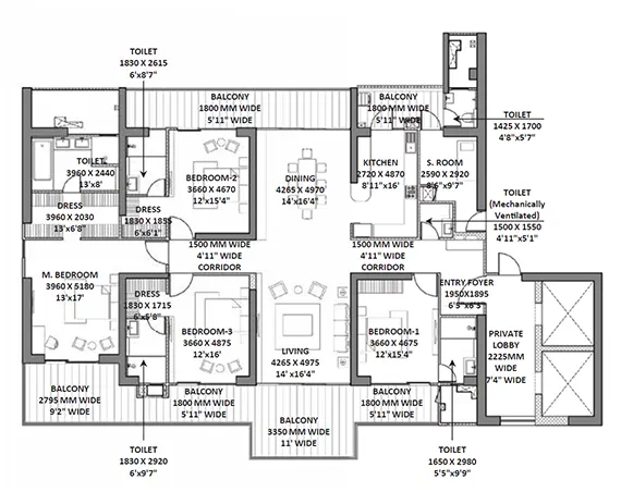 Godrej Echo Floor Plan