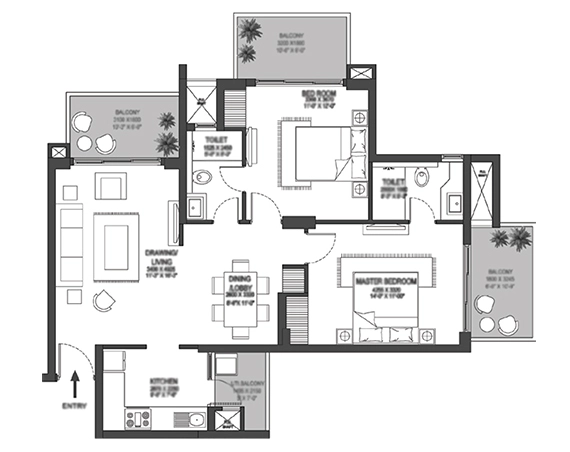 Godrej Meridien Floor Plan