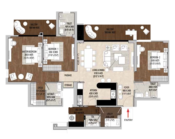 Signature Global Cloverdale Floor Plan